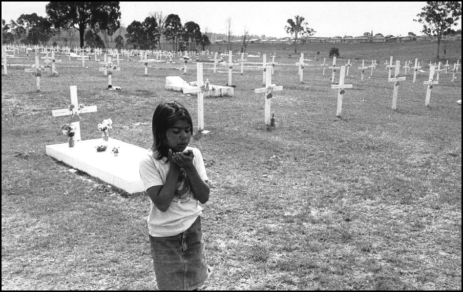 Melissa Fisher - Cherbourg Cemetery from "After 200 years" - 1988