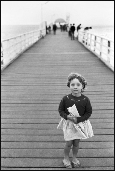 Kathy - On Brighton jetty 1964