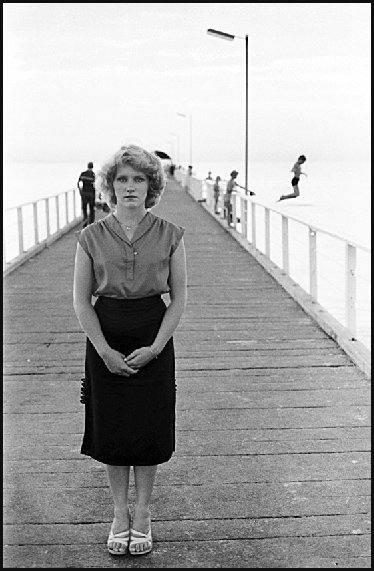 Kathy - On Brighton jetty 1980