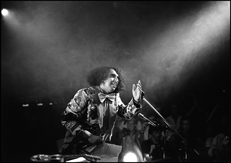 US singer Tiny Tim, Luna Park, Sydney 1979